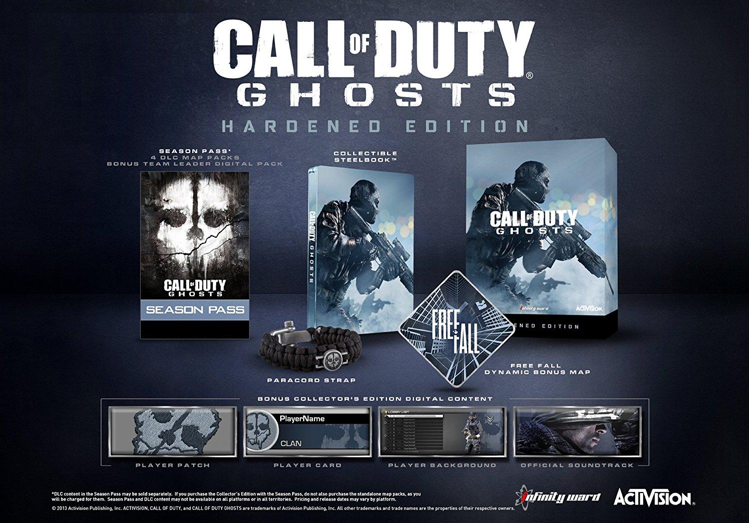 Cheapest Call of Duty: Ghosts - Hardened Edition Key