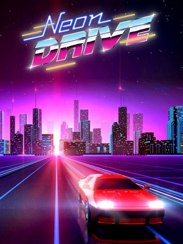 Neon Drive wallpaper