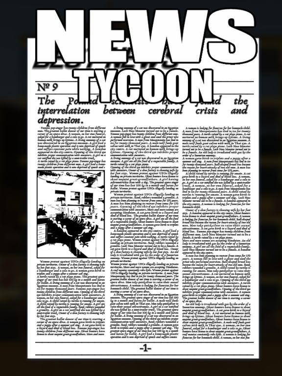 News Tycoon cover