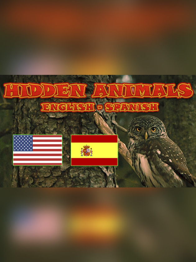 Hidden Animals: English - Spanish cover