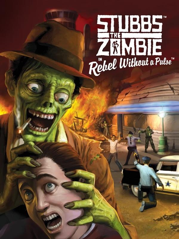 Stubbs the Zombie in Rebel Without a Pulse cover