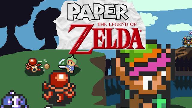 Paper Zelda RPG cover