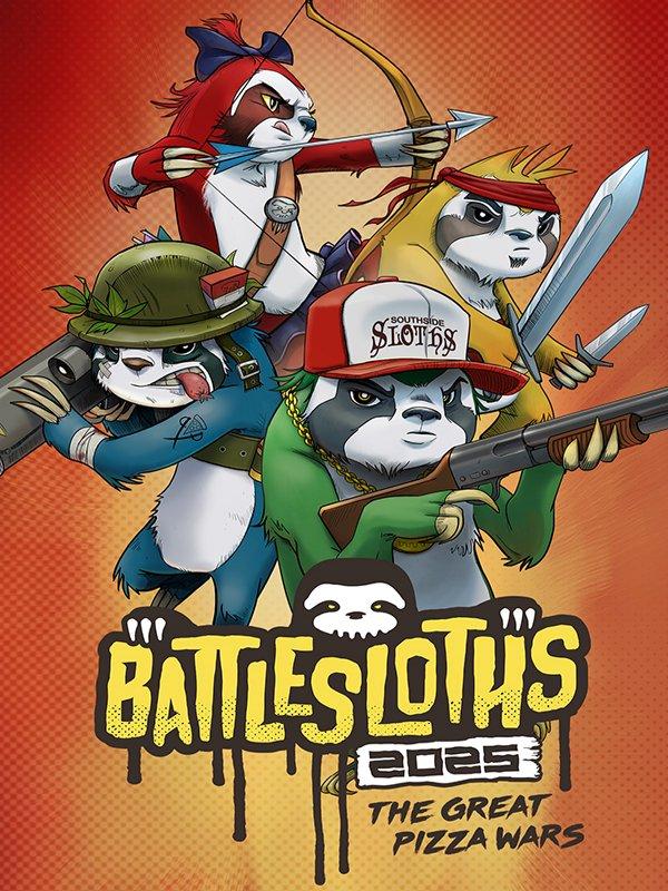 Battlesloths 2025: The Great Pizza Wars cover