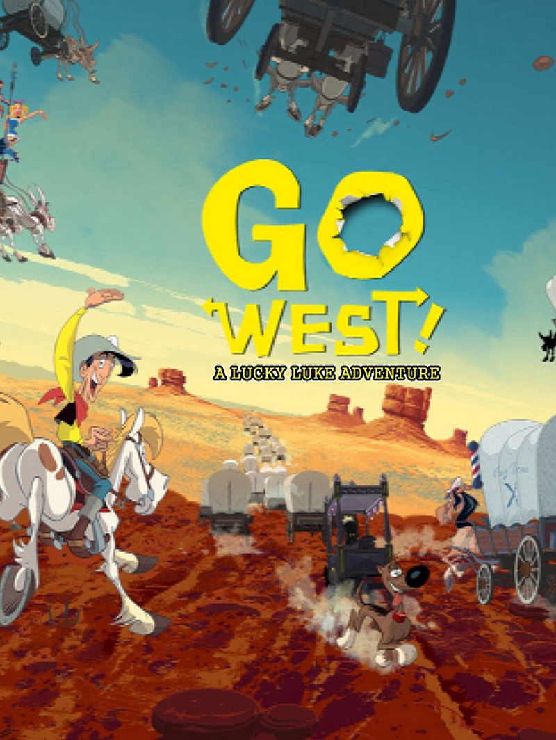 Go West! A Lucky Luke Adventure cover