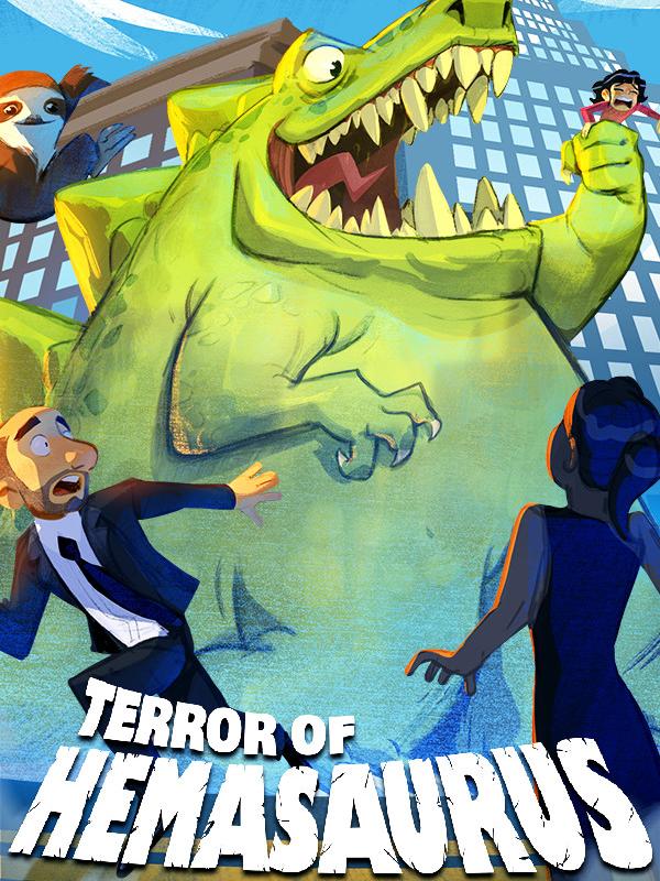 Terror of Hemasaurus cover