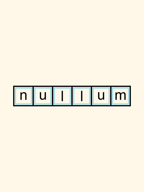 Nullum wallpaper