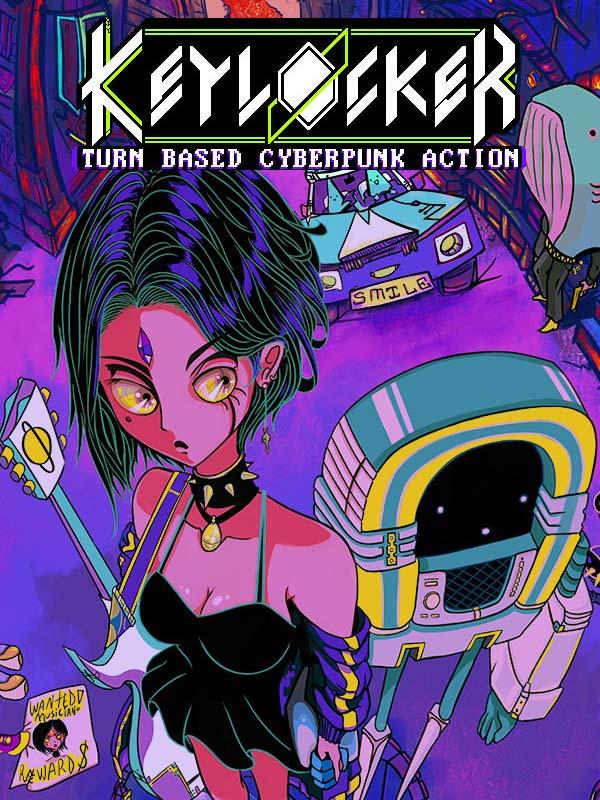 Keylocker: Turn Based Cyberpunk Action cover