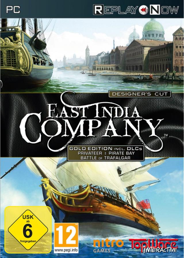 East India Company: Gold wallpaper