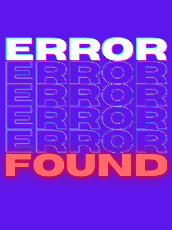 Error Found cover