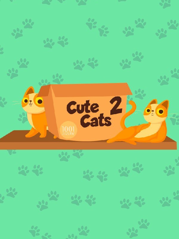 1001 Jigsaw: Cute Cats 2 cover