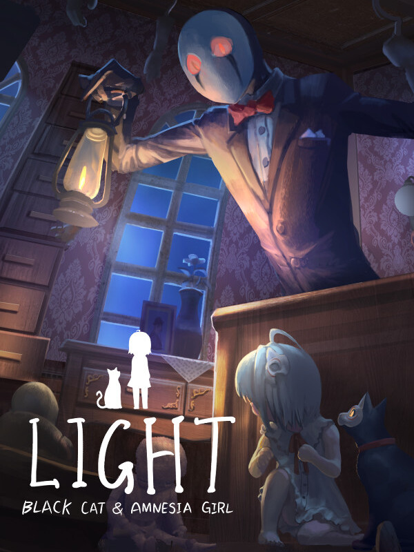 Light: Black Cat & Amnesia Girl cover