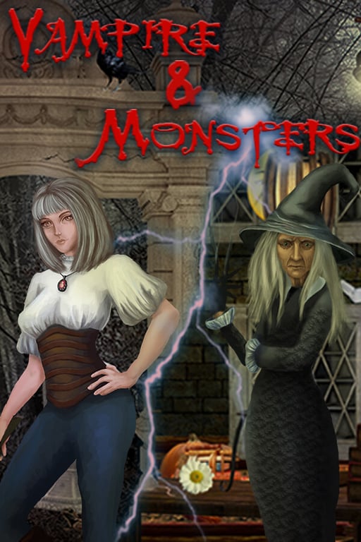Vampire & Monsters: Hidden Object Games cover