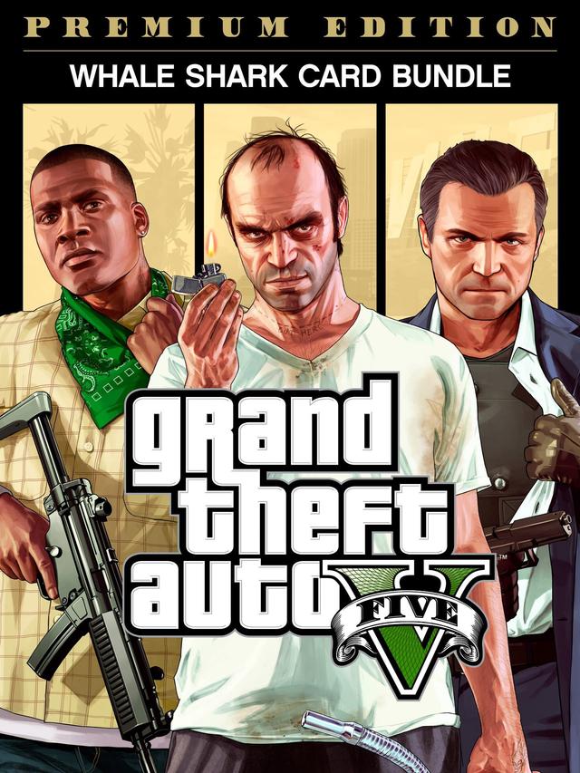 Grand Theft Auto V: Premium Online Edition & Whale Shark Card Bundle cover