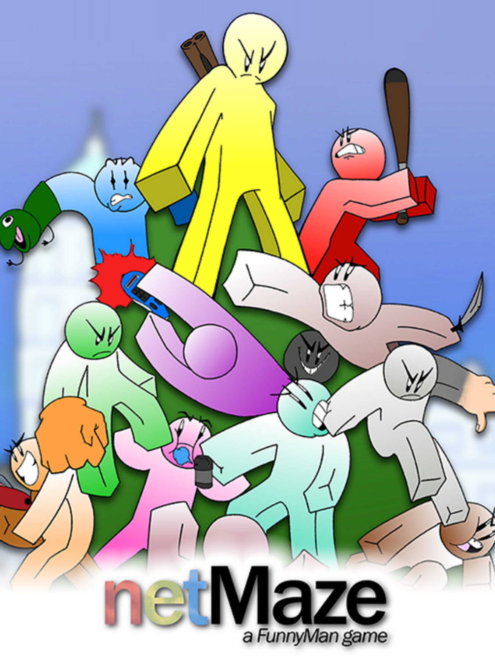 NetMaze: A Funnyman Game cover
