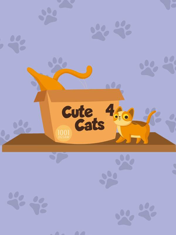 1001 Jigsaw: Cute Cats 4 cover