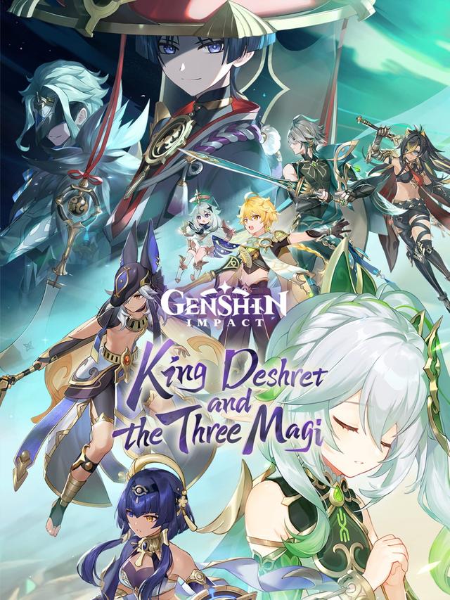 Genshin Impact: King Deshret and the Three Magi cover