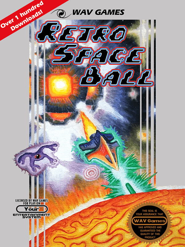 Retro Space Ball wallpaper