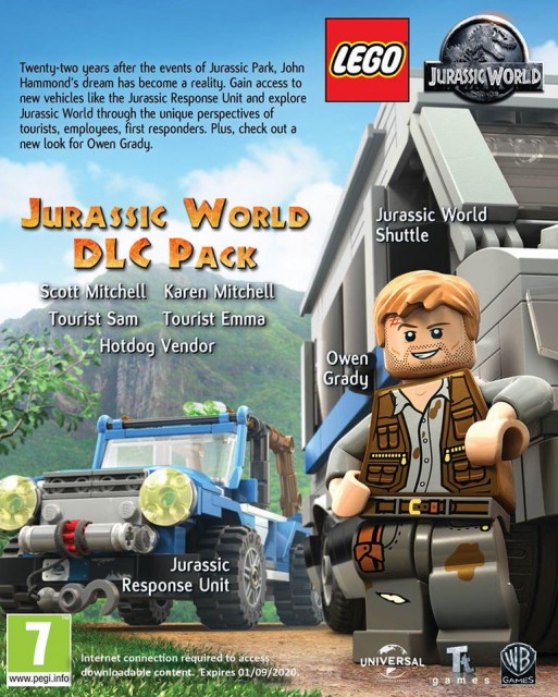 Lego Jurassic World DLC Pack cover