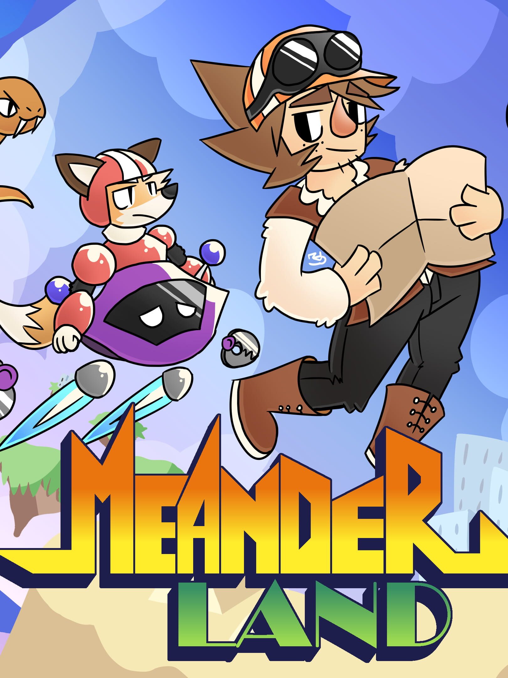 Meander Land cover