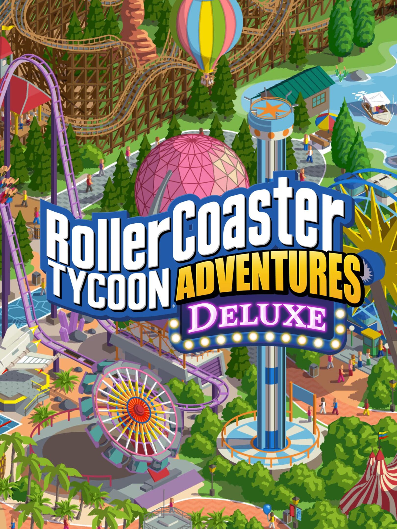 RollerCoaster Tycoon Adventures Deluxe cover