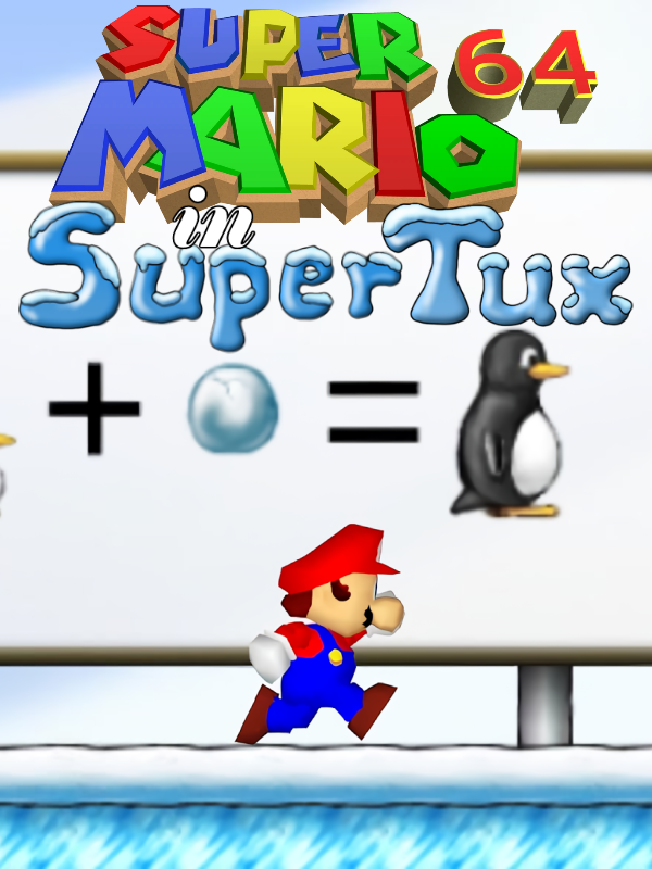 Super Mario 64 in SuperTux cover