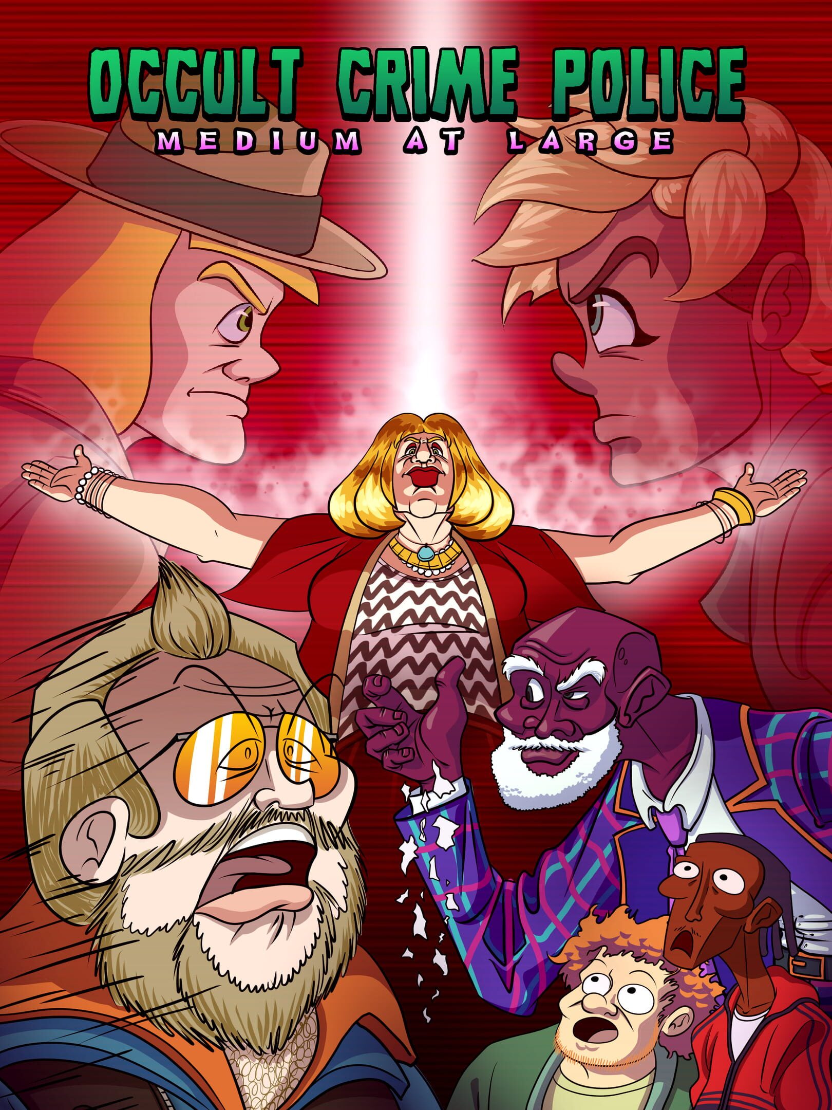 Occult Crime Police: Medium at Large cover