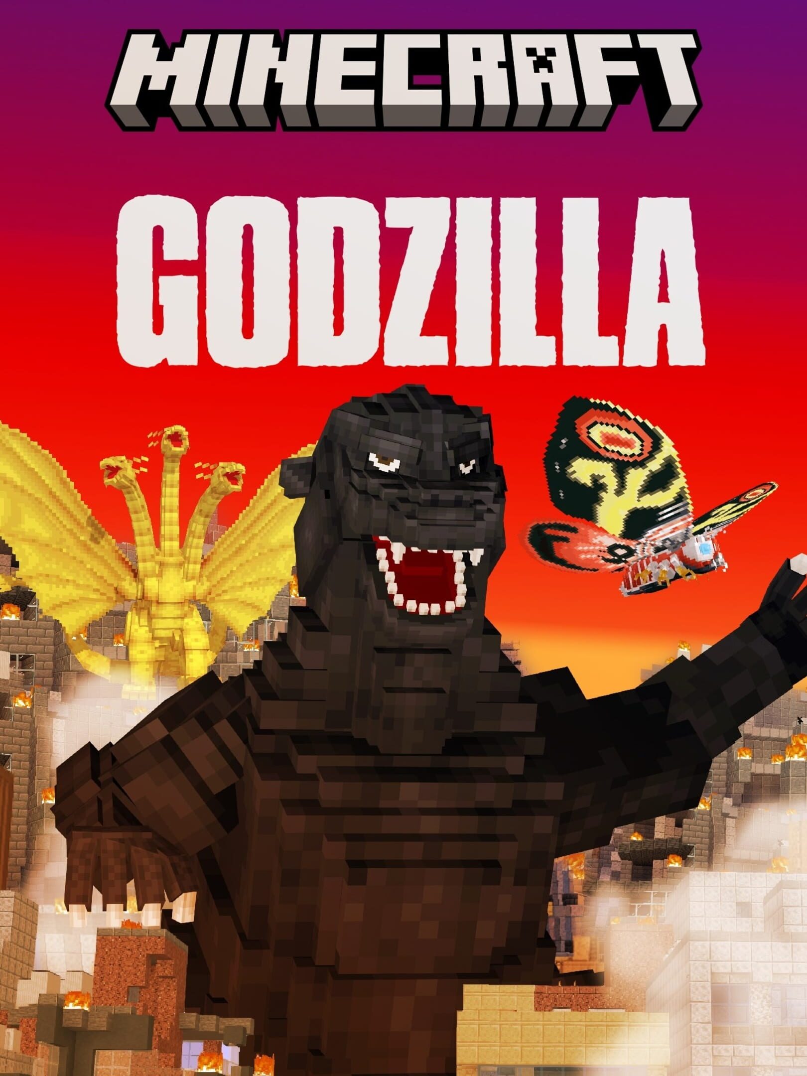 Minecraft: Godzilla cover