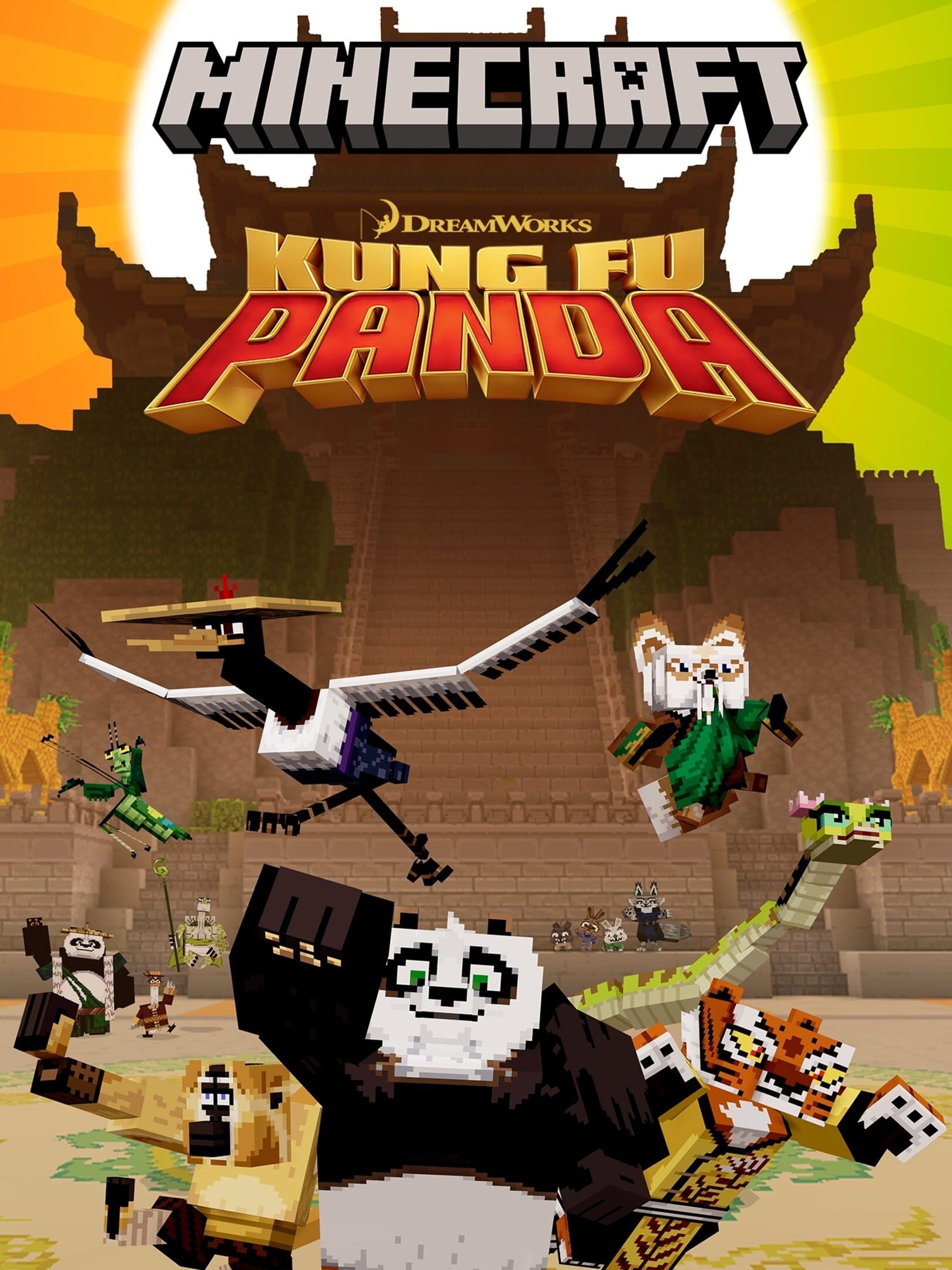 Minecraft: Kung Fu Panda cover