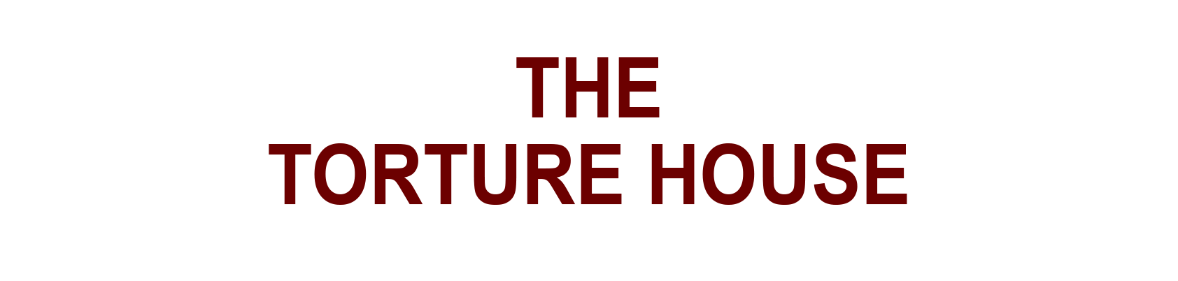The Torture House cover