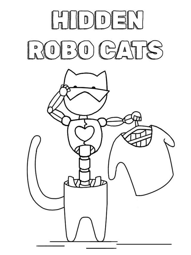 Hidden Robo Cats cover