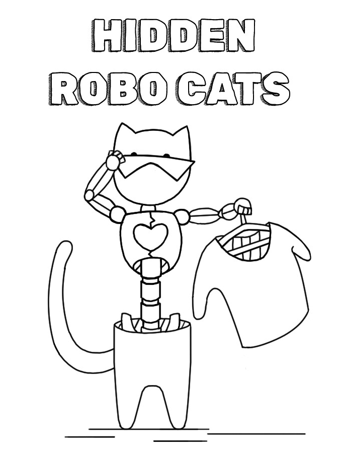 Hidden Robo Cats cover