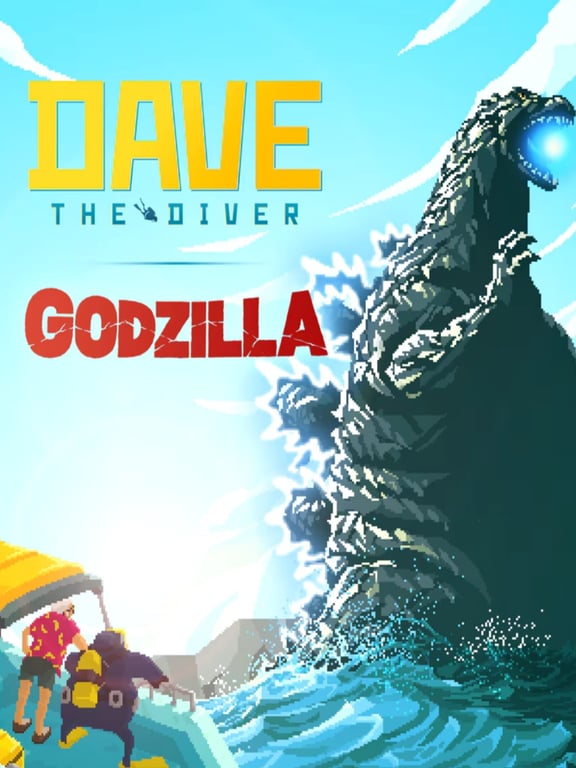 Dave the Diver: Godzilla cover