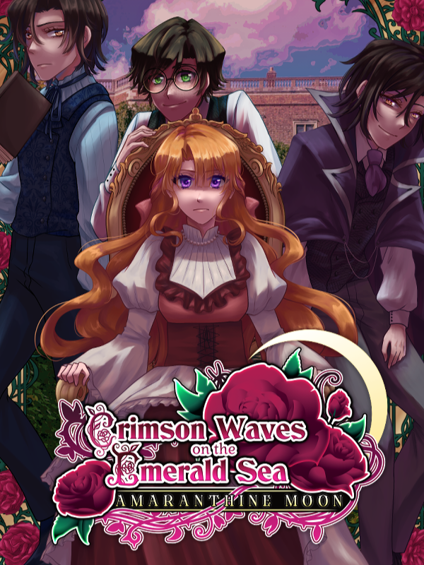Crimson Waves on the Emerald Sea: Amaranthine Moon cover