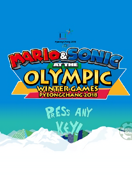 Mario & Sonic at The Olympic Winter Games Pyeongchang 2018 cover