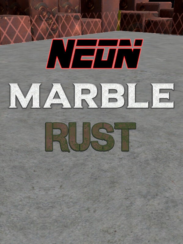 Neon Marble Rust cover