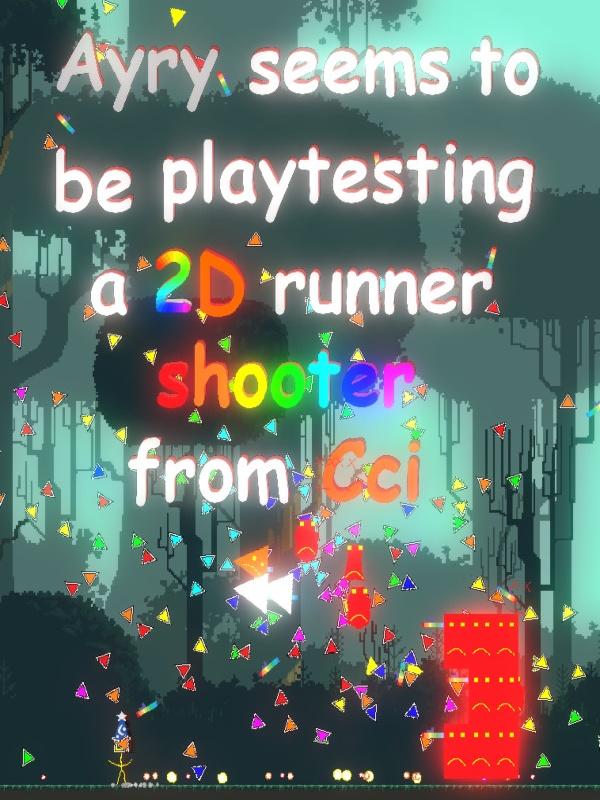 A2C: Ayry Seems to be Playtesting a 2D Runner Shooter from Cci wallpaper