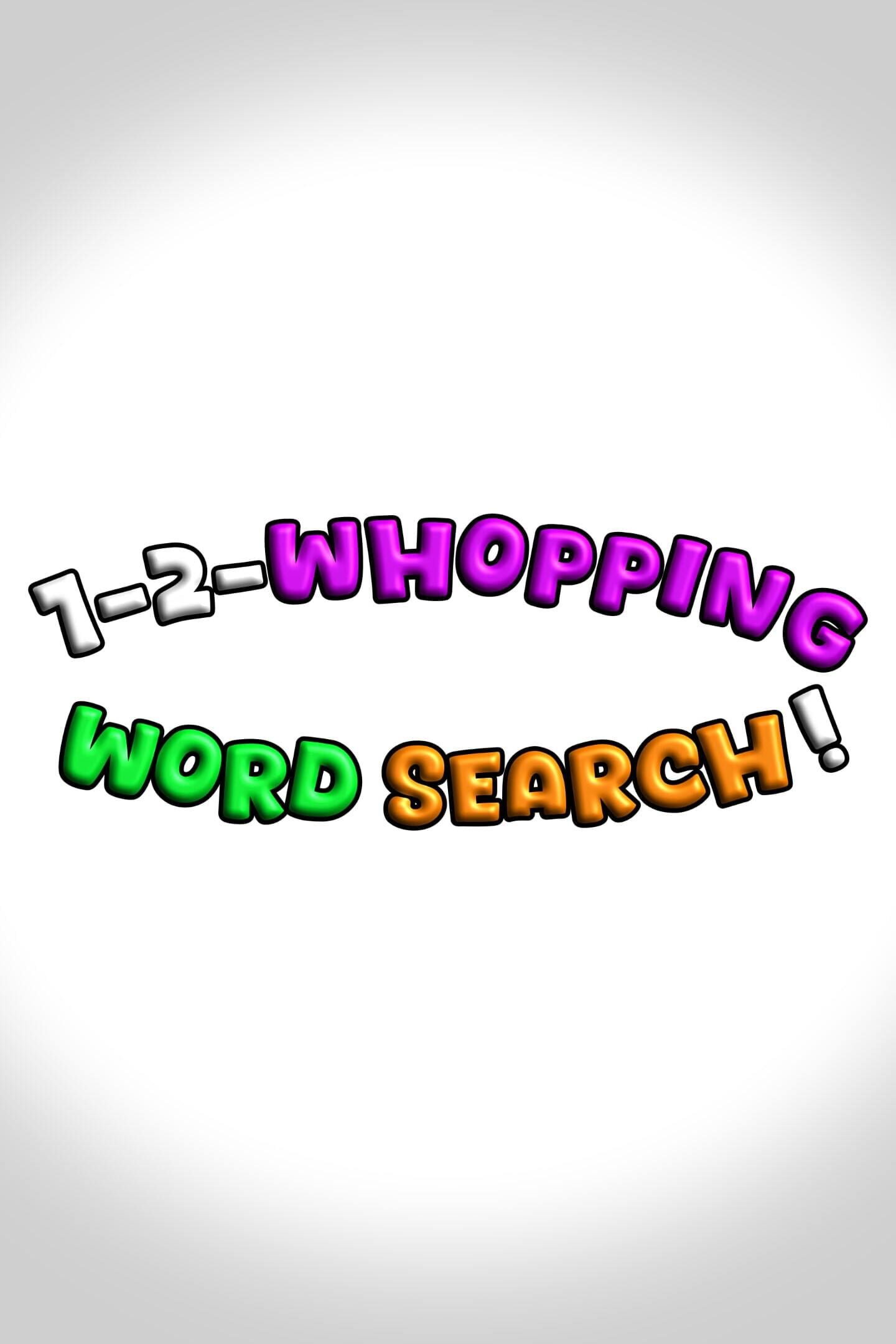 1-2-Whopping Word Search! cover