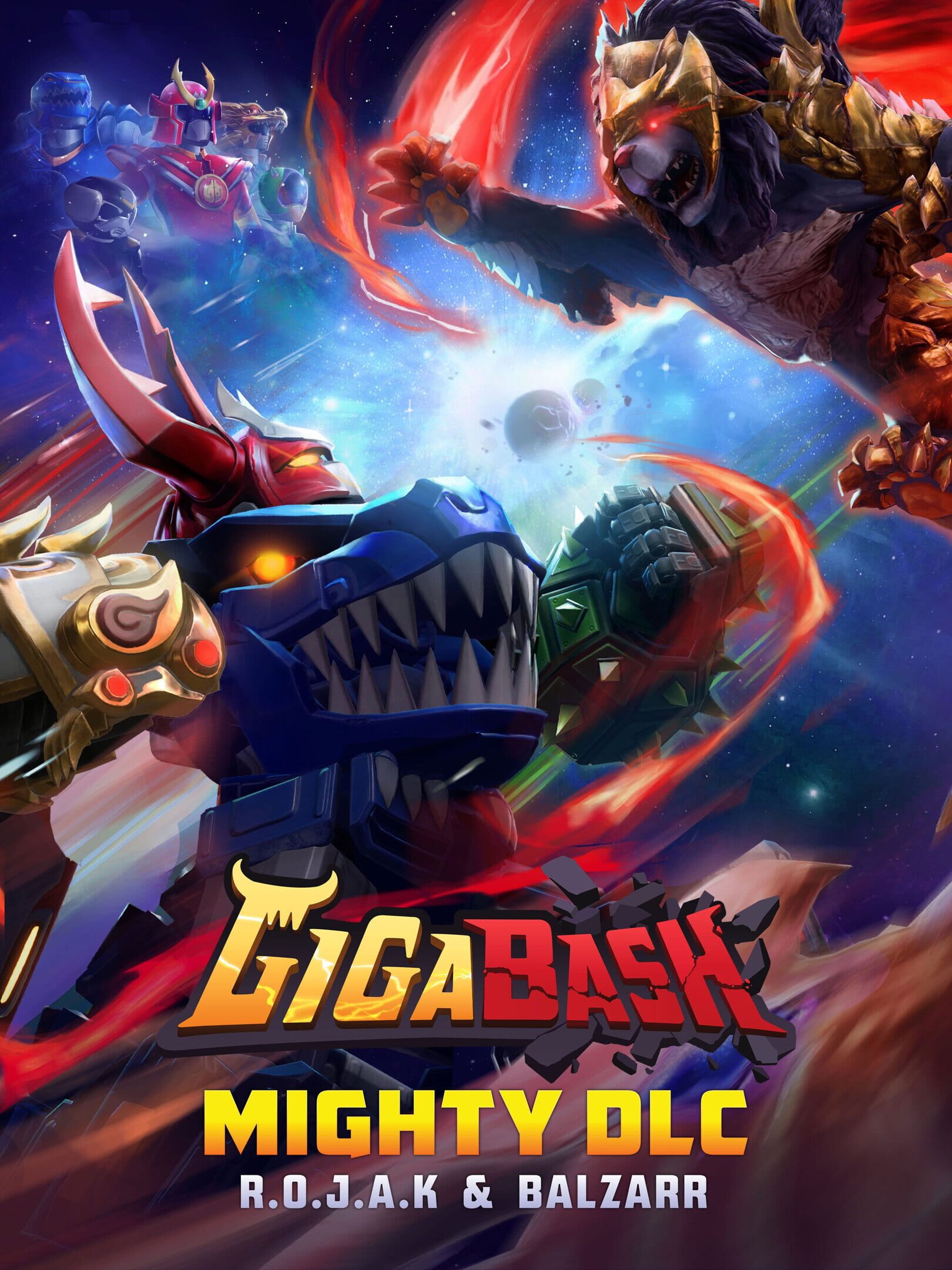 GigaBash: Mighty DLC - R.O.J.A.K & Balzarr cover