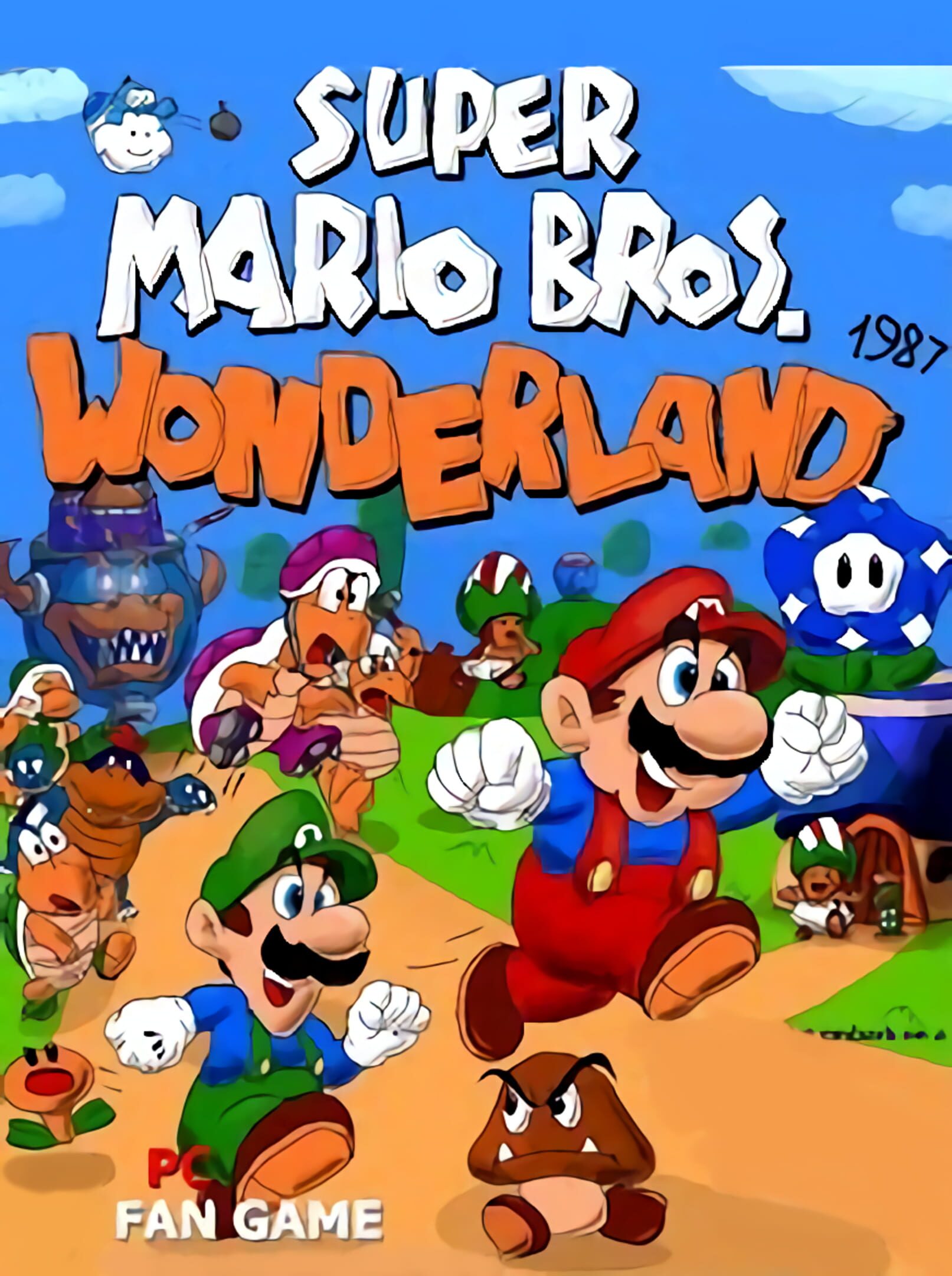 Super Mario Bros. Wonderland 1987 cover