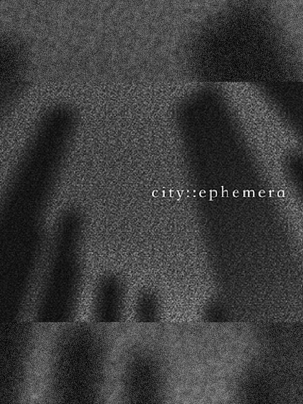 City::Ephemera cover