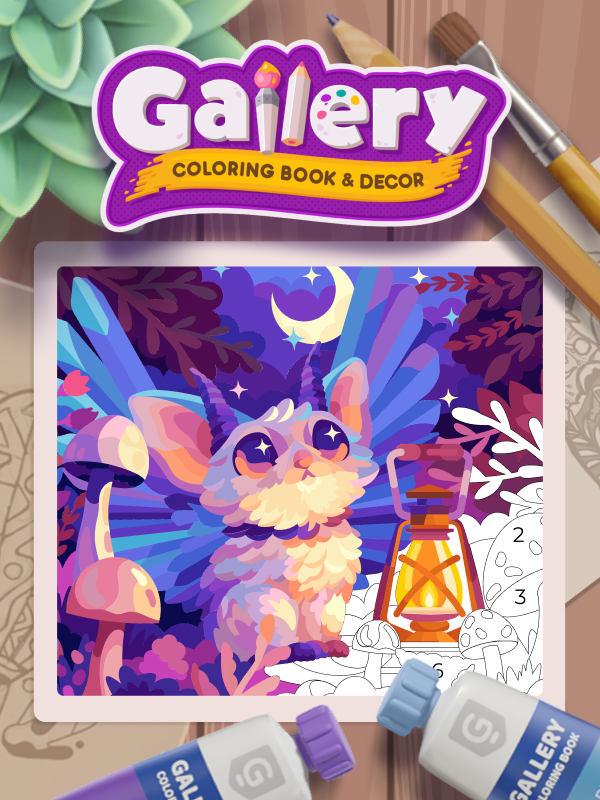 Gallery: Coloring book & decor cover
