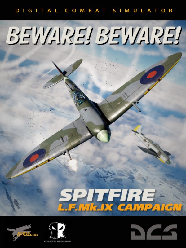 DCS World: Spitfire Beware! Beware! Campaign by Reflected Simulations cover