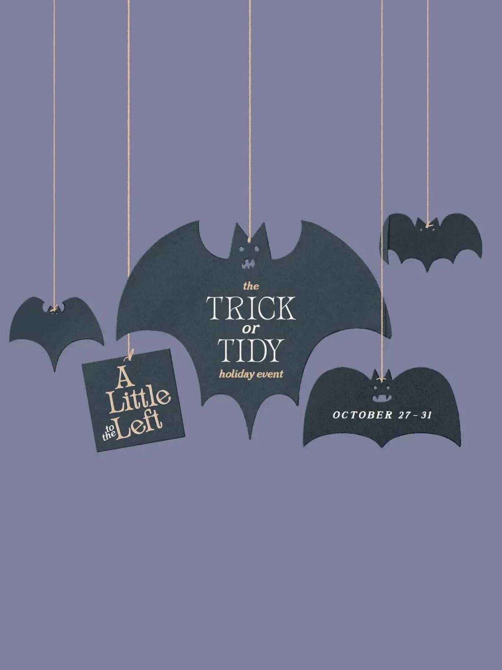 A Little to the Left: Trick or Tidy cover