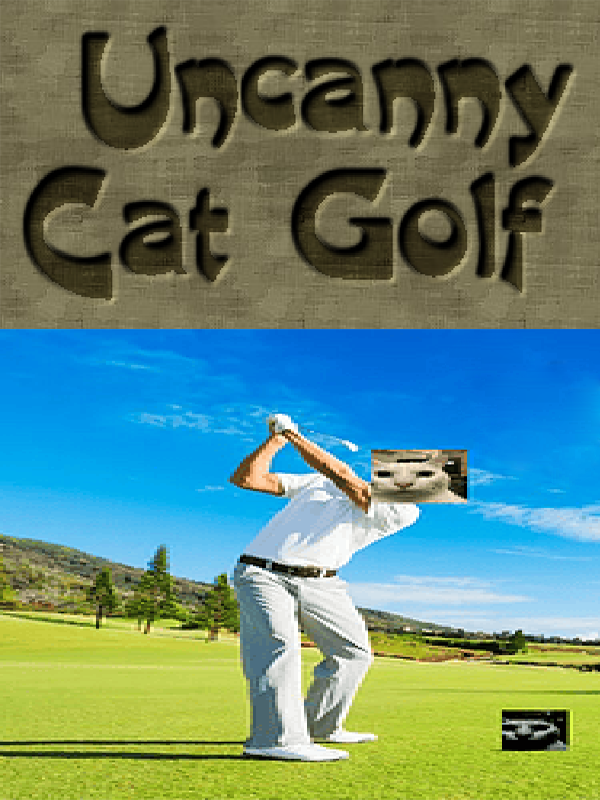 Uncanny Cat Golf cover