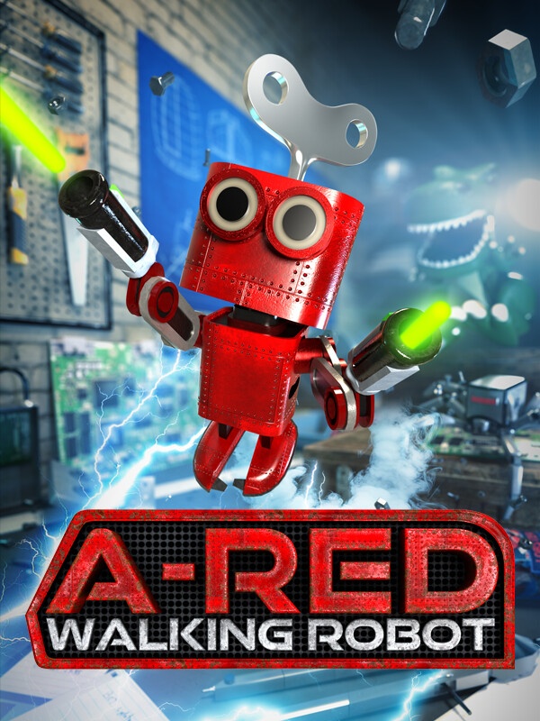 A-Red Walking Robot cover