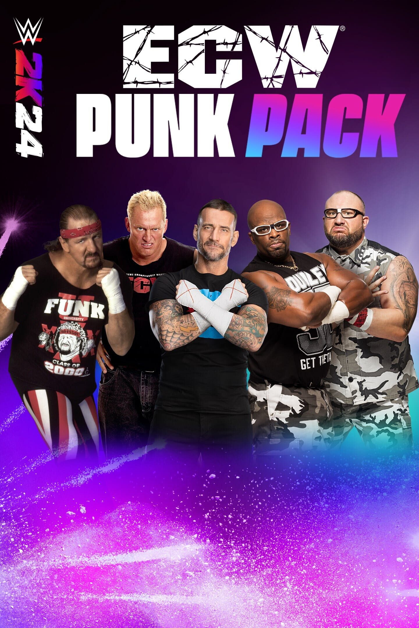 WWE 2K24: ECW Punk Pack cover
