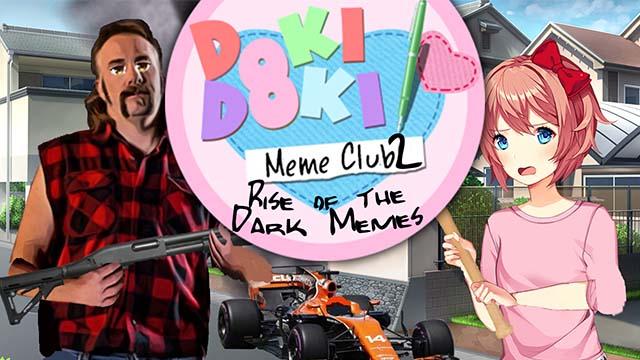 Doki Doki Meme Club 2: Rise of The Dark Memes cover
