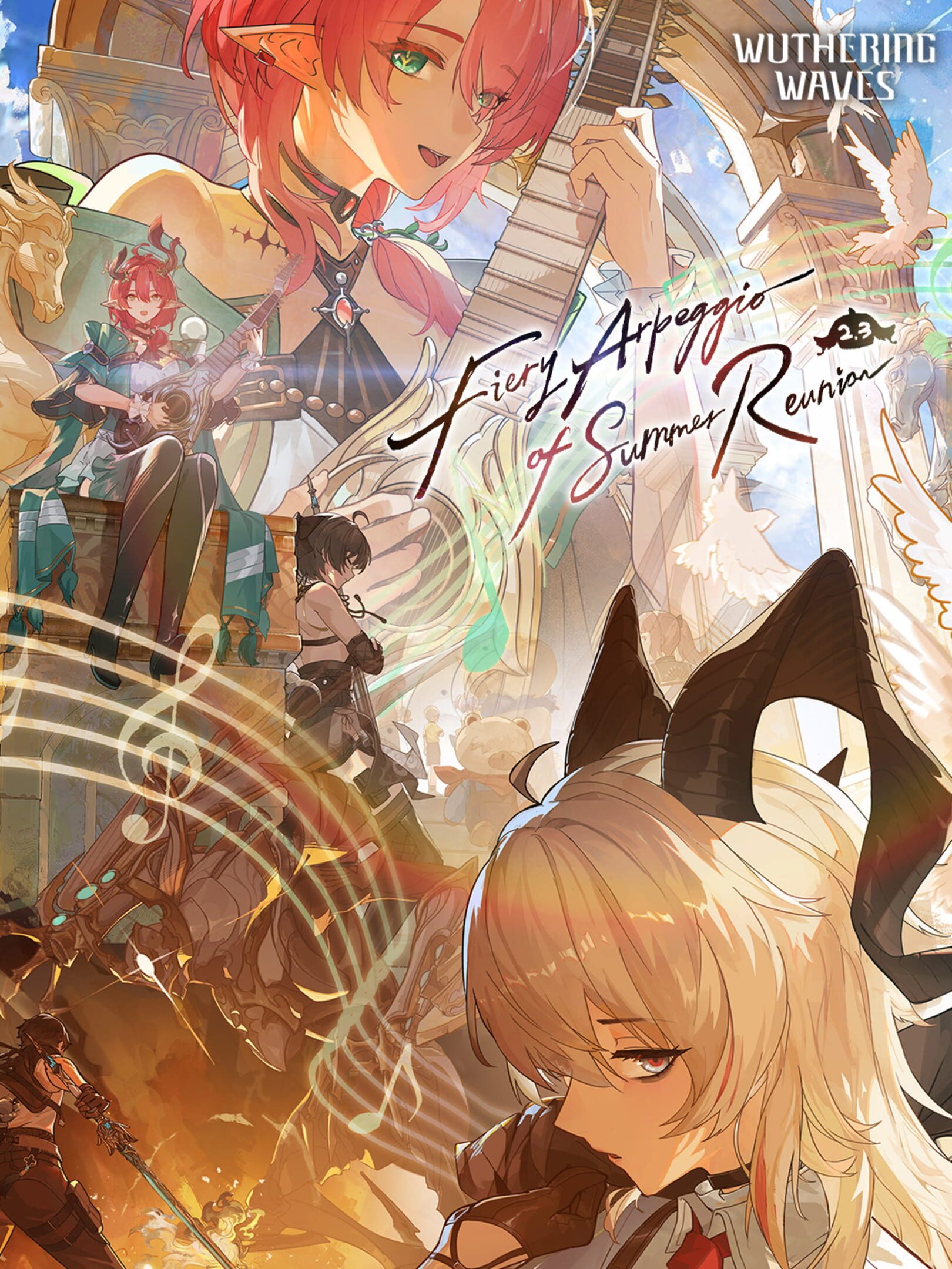 Wuthering Waves: Fiery Arpeggio of Summer Reunion cover