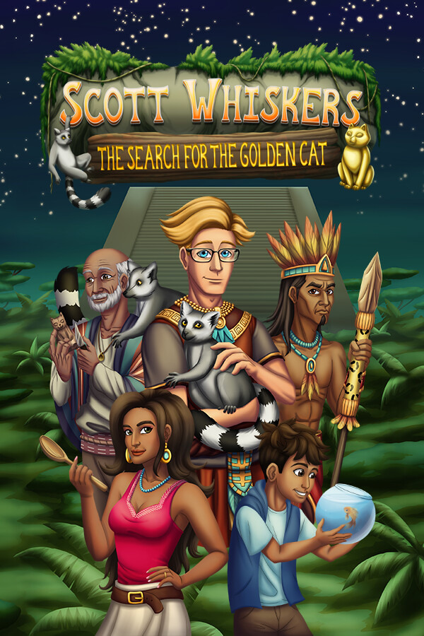 Scott Whiskers: The Search for the Golden Cat cover