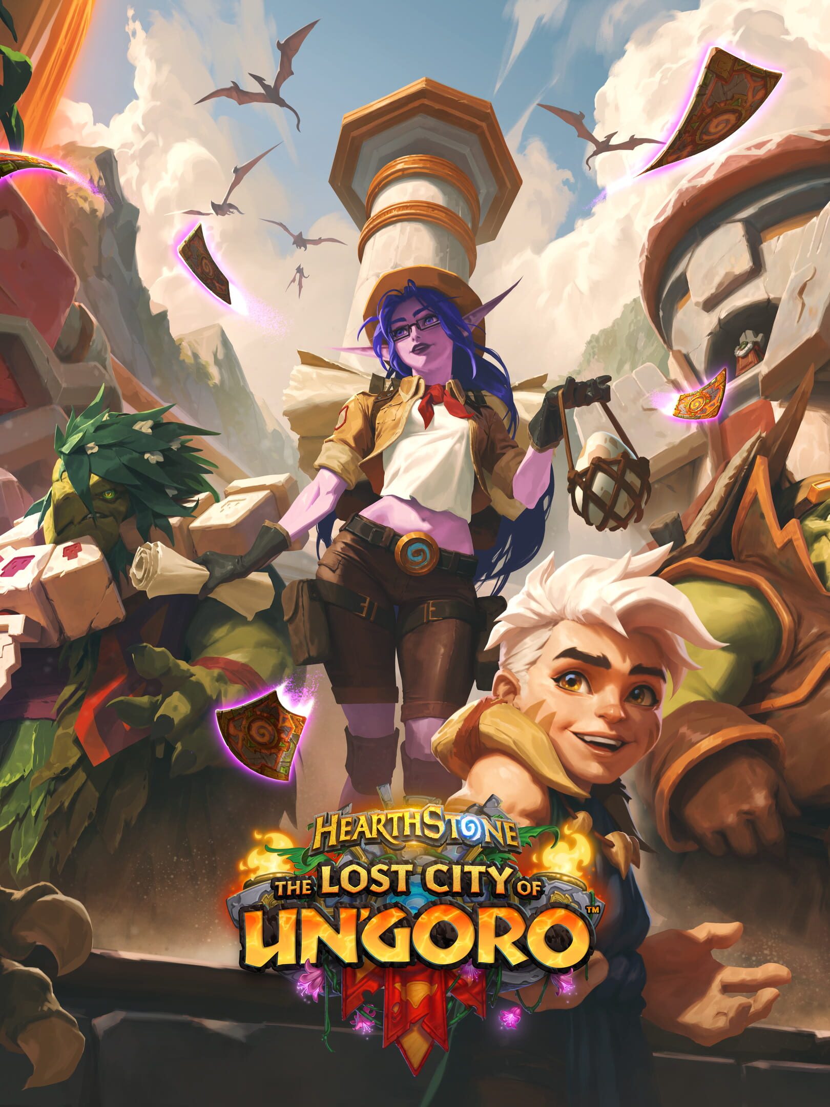 Hearthstone: The Lost City of Un'Goro cover